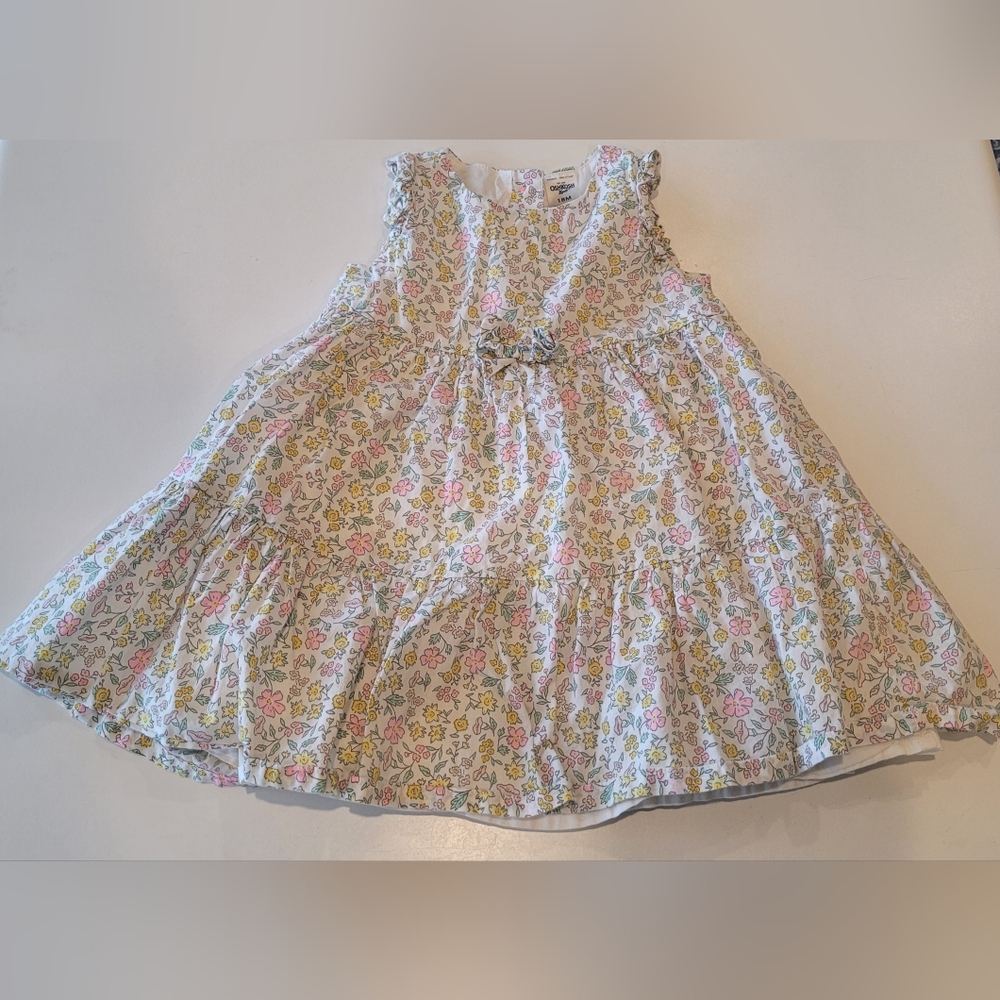 Oshkosh Girls Floral Dress, Size 18 month